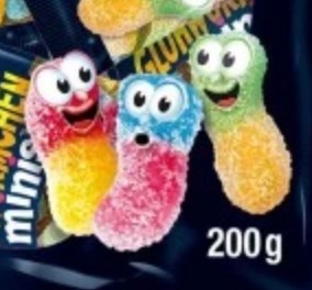 Troll Jelly Sour Mini Balíčky húseníc 10 ks DE