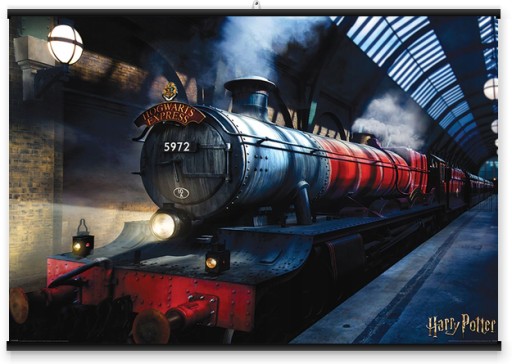 Plagát vlaku Harry Potter Rokfortský expres 61x91,5