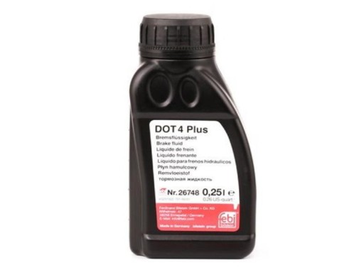 BRZDOVÁ KVAPALINA DOT4 DOT-4 plus 250ml 0,25L FEBI