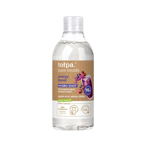 TOŁPA Micelárny fluid hydratačný, hydratačný a upokojujúci HYDRO SHOT 400 ml