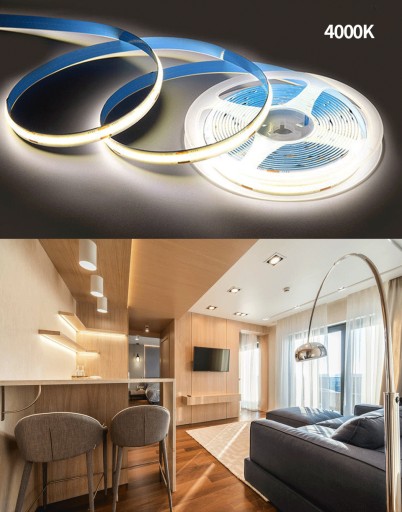 COB LED pás 24V Neon Neutral 1 meter LED linka