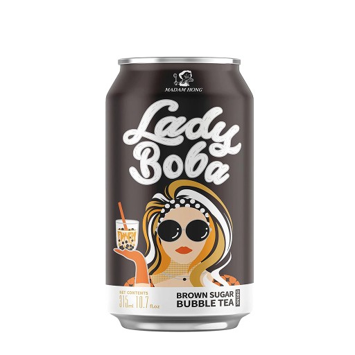 Lady Boba Milk Tea Bubble Tea Hnedý cukor 3