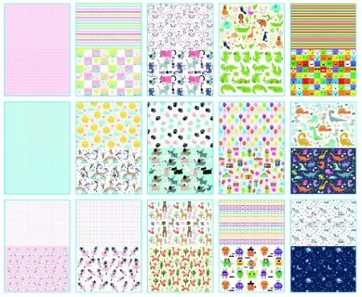 UMELECKÉ ČLÁNKY DEKORATÍVNY PAPIER BLOCK PAPIER