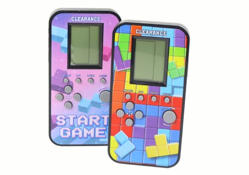 Elektronická logická hra Tetris Telefón 2 farby