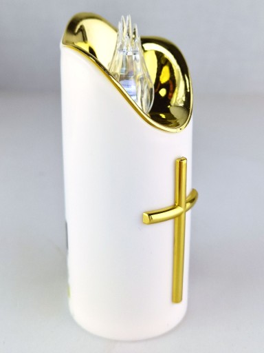 VEĽKÁ LED VLOŽKA DO SVIEČKY NA NAPÁJANIE BATÉRIOU 12,5cm PRE GRANES VLOŽKY DO SVIEČKY
