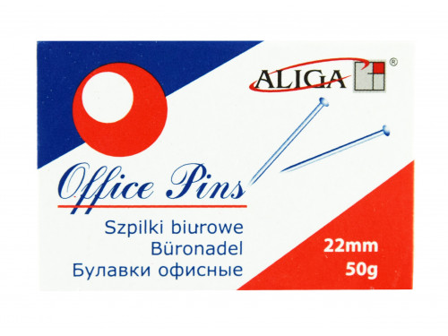 Krajčírske špendlíky, dlhé - 22 mm, 50 g