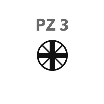 PROFESIONAL WIHA BIT POZIDRIV POZIDRIV PZ3x25 mm