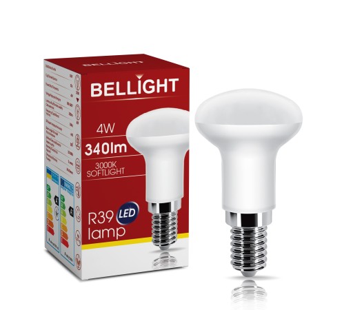 LED REFLEKTOR ŽIAROVKA MUSHROOM R39 230W 4W = 35W 340lm 3000k E14 TEPLÁ FARBA