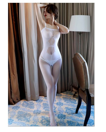 SEXY BIELA OTVORENÁ BODYSTOCKING SEX PRÁDLO