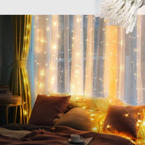 LED VIANOČNÉ SVIETIDLÁ, NA AKUMULÁTOR, GIRLAND, 40 DRÔTOV, SVETELNÁ REŤAZ