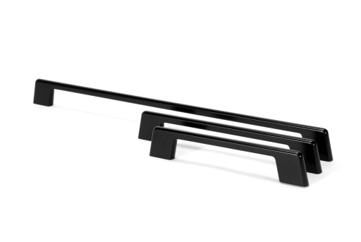 Nábytková úchytka UU55 L31 128 mm matná čierna