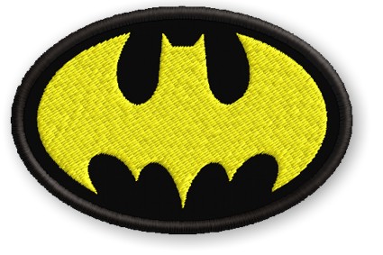 Batman Thermo vyšívaná nášivka 90x57mm