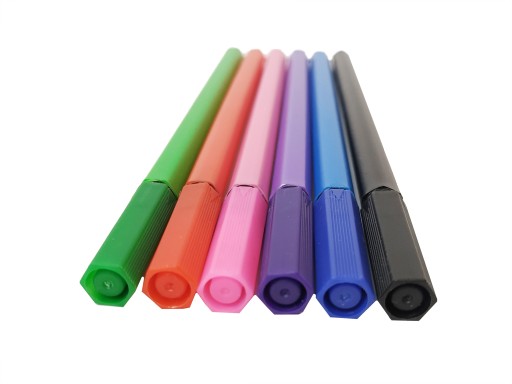 Jemné fixky Fixky do školy, 6 farieb, 0,4 mm Schéma 8132