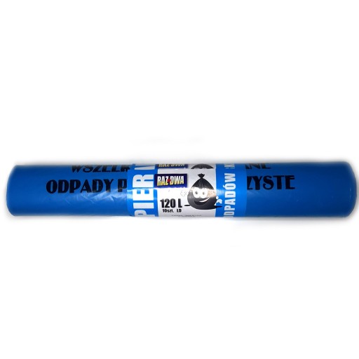 Vrecia na triedenie, papier, plast, sklo, 60L, 30 ks
