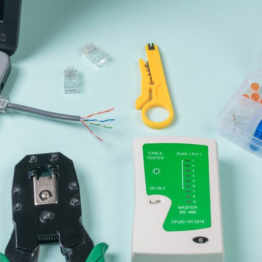 TESTER SIEŤOVÝCH KÁBLOV RJ45 RJ11 LED