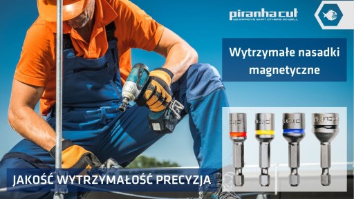 PiranhaCut Magnetická rázová objímka 8mm farmár
