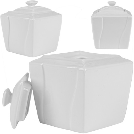 PORCELÁNOVÁ MISKA NA CUKOR, MISKA NA BIELY CUKOR