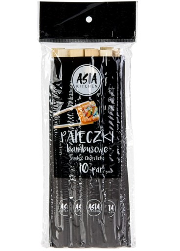 Bambusové paličky v obálkach 10 ks Asia Kitchen
