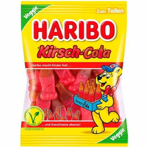 Haribo Kirsch Cola čerešňové kolové želé 175g DE