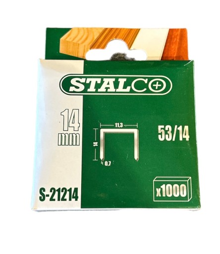 STALCO STAPLES 14MM 53/14 1000KS S-21214