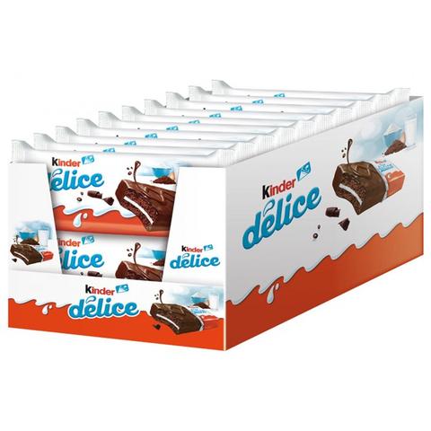 Piškótová tyčinka Kinder Delice Ferrero 1 ks 39g plnená čokoládovou sušienkou