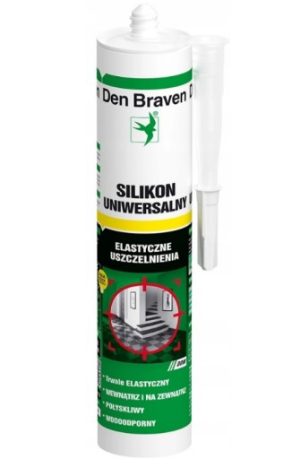 Den Braven univerzálny silikón biely 280 ml