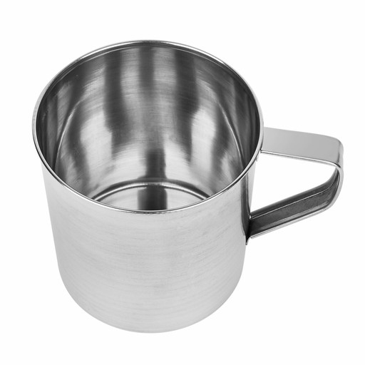 Veľký turistický KOVOVÝ hrnček S viečkom na polievku