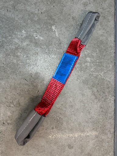 Postroj na prepravný pás 4T/45cm/50mm 4% vystužený červený G1G1