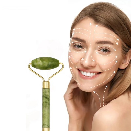 JADE FACE MASAGER SPEVŇUJÚCI MASÁŽNY KAMEŇ JADE ROLLER