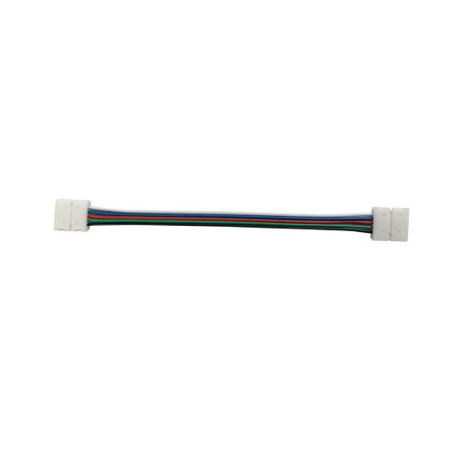 Uhlový konektor pre RGBW LED pásiky 10mm 5pinový obojstranný 12-24V DC 3A Polux
