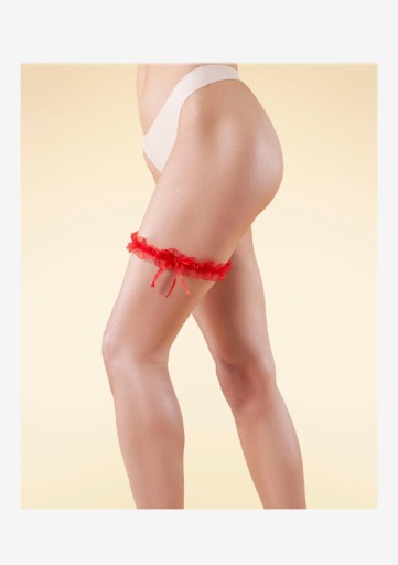Julimex RED podväzok so silikónovým plesom veľká veľkosť PW-98 XXL