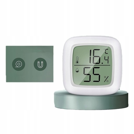 Presný TEPLOMER HYGROMETER Elektronická IZBA + KOMPAKTNÁ BATÉRIA