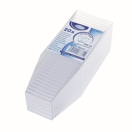 Nádoba na pohár PYRAMID na dezerty, chuťovky, 230 ml, 20 ks