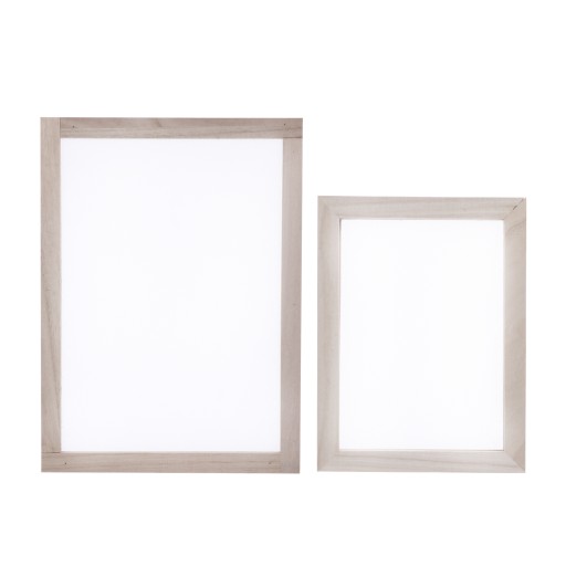 2 DIY rámy na výrobu papiera - sieťotlač