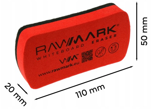 MAGNETICKÁ HUBKA NA DOSKY VYMAZANÉ ZA SUCHA - S MAGNETOM - RAWMARK