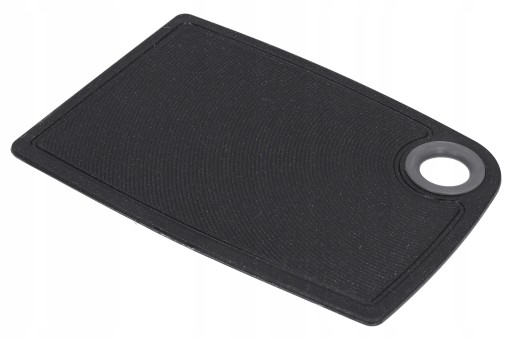 DOSKA NA KRAJENIE čierna protišmyková malá 24x16 cm kuchynská plast