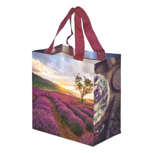 Nákupná taška 10L 25x27x15 Levanduľa 1 ks