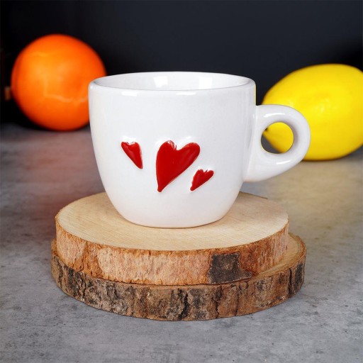 Šálka na kávu ESPRESSO, malá, keramická, 80 ml