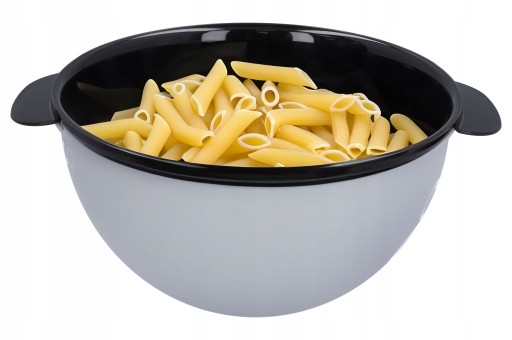 COLANDER Miska COLANDER so sitkom a pokrievkou sada 2v1 sivá priemer 23 cm