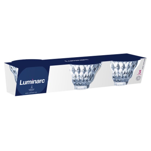 230678 LUMINARC 3 DEZERTNÉ ŠÁLKY NA ZMRZLINU 350ML