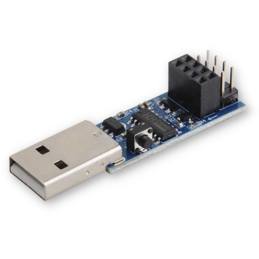 Programátor CH340 na adaptér prevodníka ESP-01 ESP01s UART tlačidlo RESET