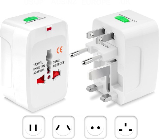 SIEŤOVÝ ADAPTÉR PL USA UK EÚ ČÍNA ZÁSUVKOVÝ ADAPTÉR CESTOVNÉ POUZDRO