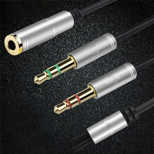 Adaptér na kábel slúchadiel Splitter Jack 3.5 KVALITA