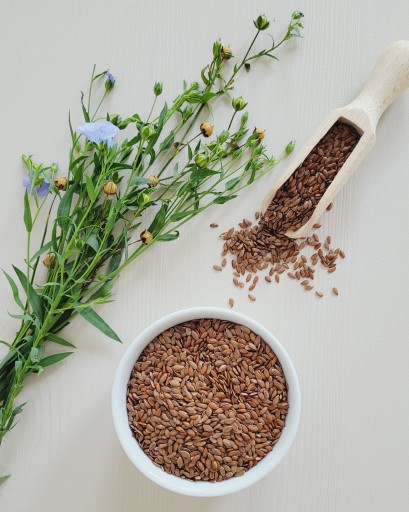 BUDWIG diéta Hnedé ľanové semienko celozrnné 1kg pre KETO Low oil 1000g