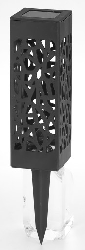 Solárny stĺpik, solárne LED záhradné svietidlo, 28 cm, súmrakový senzor