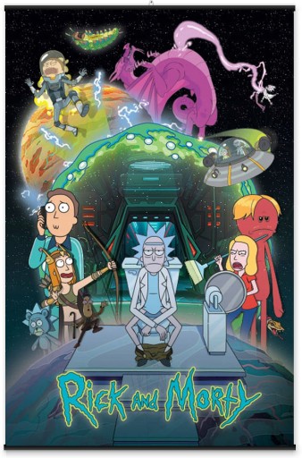 Rick And Morty Toilet Dobrodružný plagát 61x91,5 cm