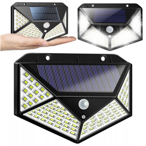 SOLÁRNE LED ULIČNÉ LAMPA 600 Lm DEKORATÍVNY pohybový senzor