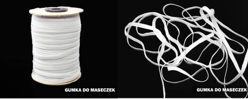 PLOCHÁ GUMA NA ŠITIE MASKY, 5 MB, KOŽ