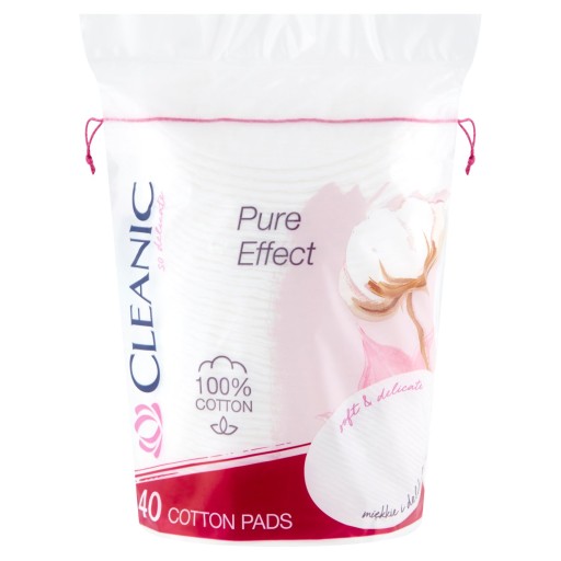 Cleanic Pure Effect kozmetické tampóny 40 ks.