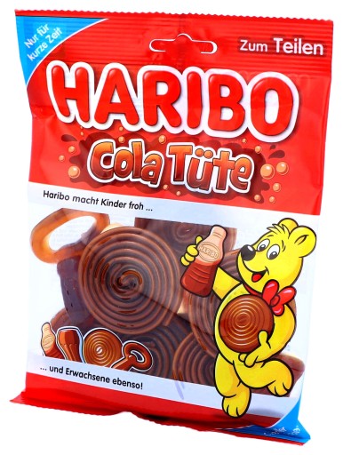 HARIBO Fruit Marshmallows Cola tute 175g DE